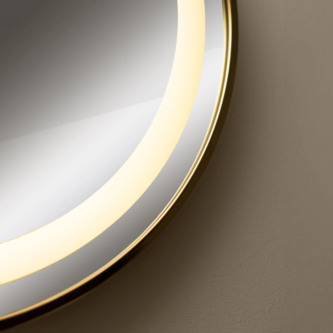 Spogulis ar LED apgaismojumu Ø 60 cm, 24W, 3CCT