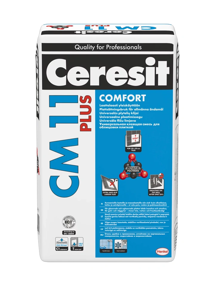 Universālā flīžu līmjava CM 11 COMFORT PLUS, 25 kg