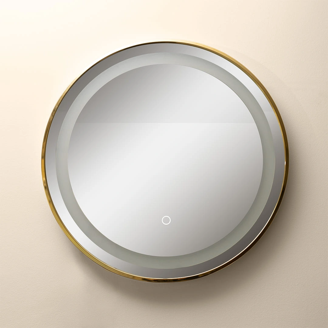 Spogulis ar LED apgaismojumu Ø 60 cm, 24W, 3CCT