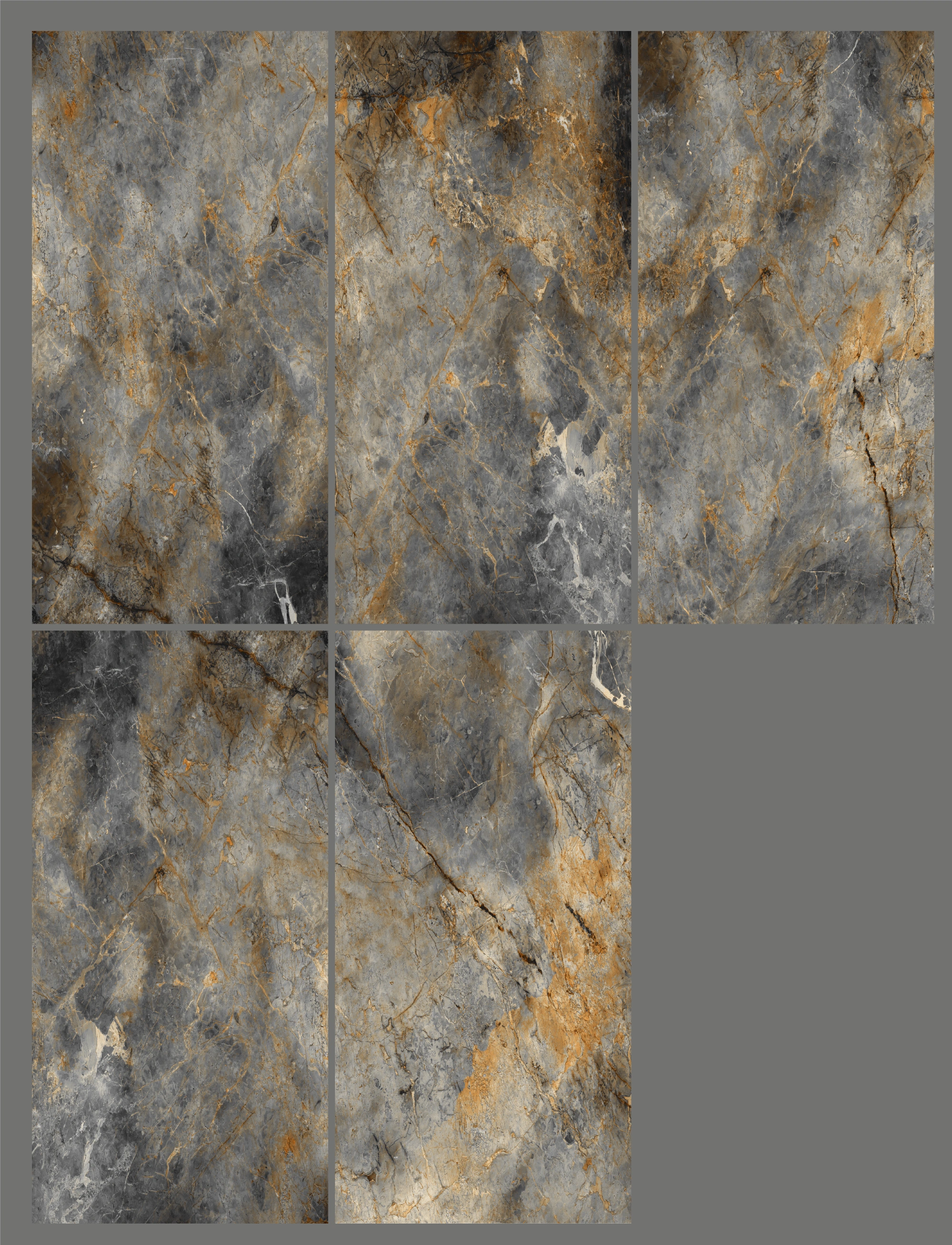 Glancētas flīzes MARMO PALAZZO ATLANTICO HIGH-GLOSSY, 60x120cm, SC