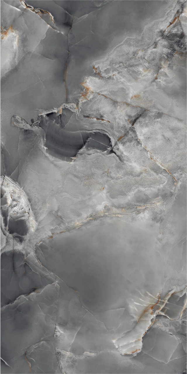 Glancētas flīzes ONICE GRIGIO CRISTALLO HIGH-GLOSSY, 60x120cm, SC
