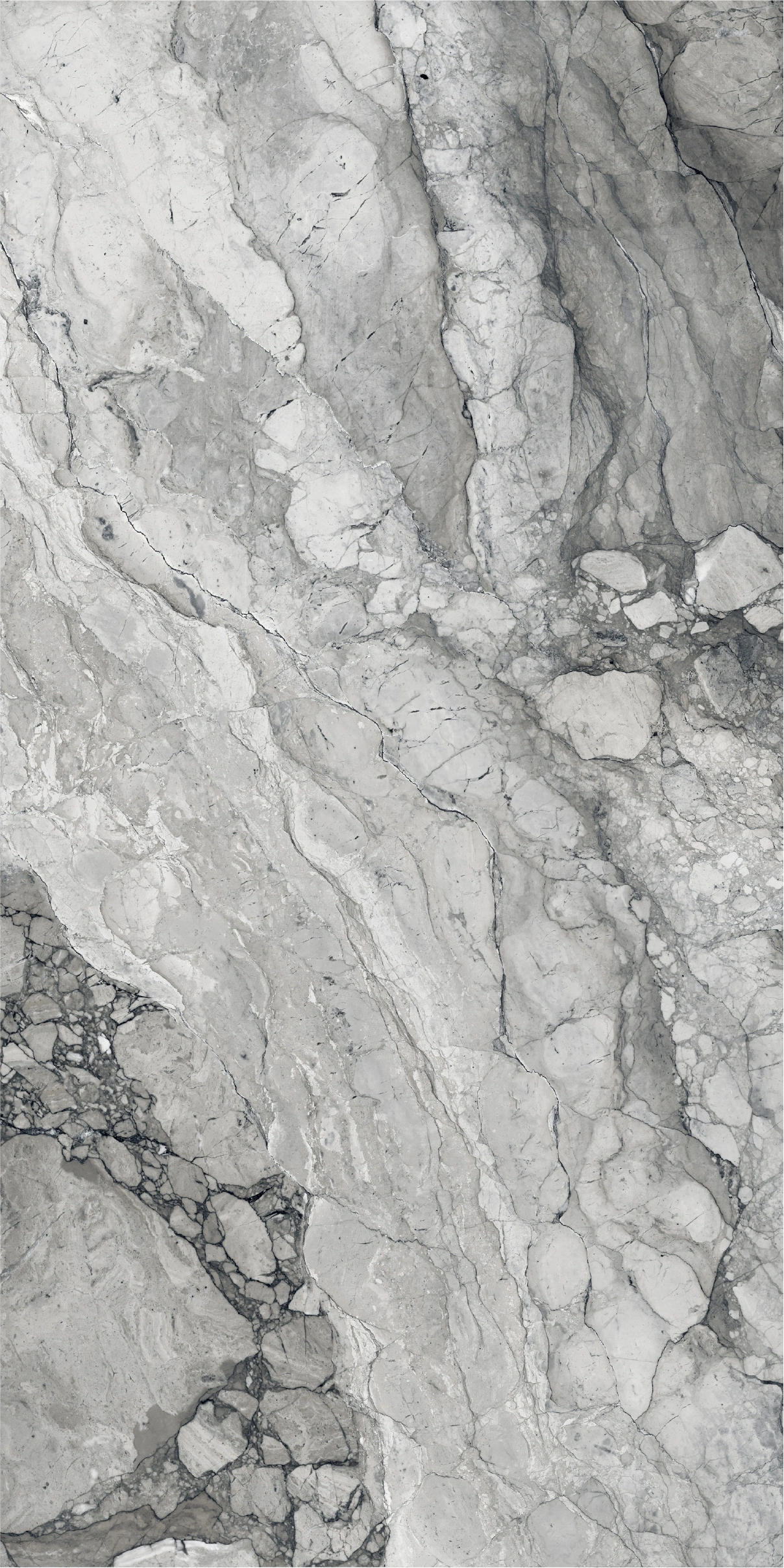 Glancētas flīzes MARMO GRIGIO ANTICA HIGH-GLOSSY, 60x120cm, SC