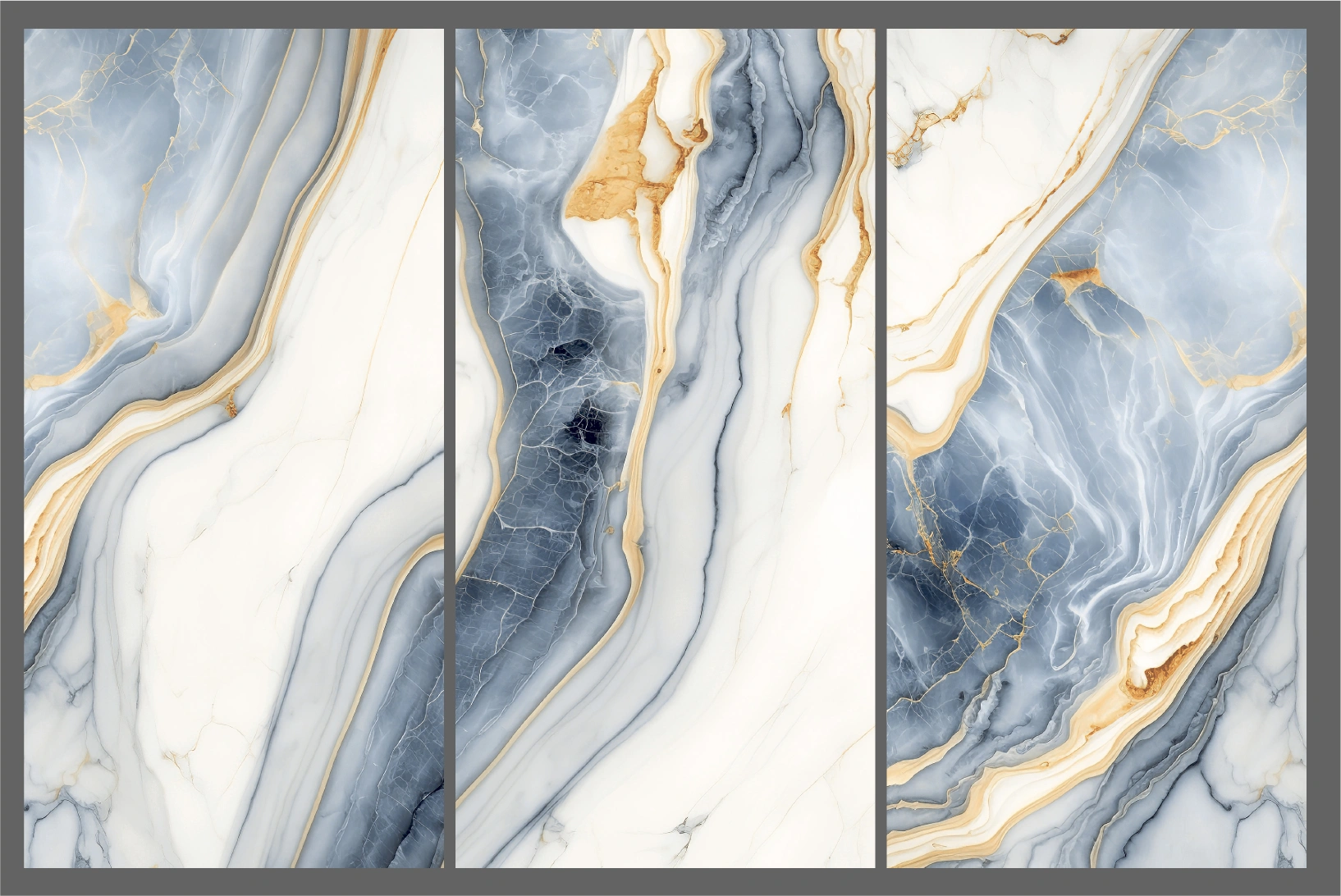 Glancētas flīzes ar zelta kristāliem GOLDEN AZURE, 60x120 cm, TS