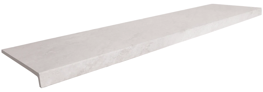 Kāpņu flīzes WHITE STONE, 120 x 31.7 cm, GR