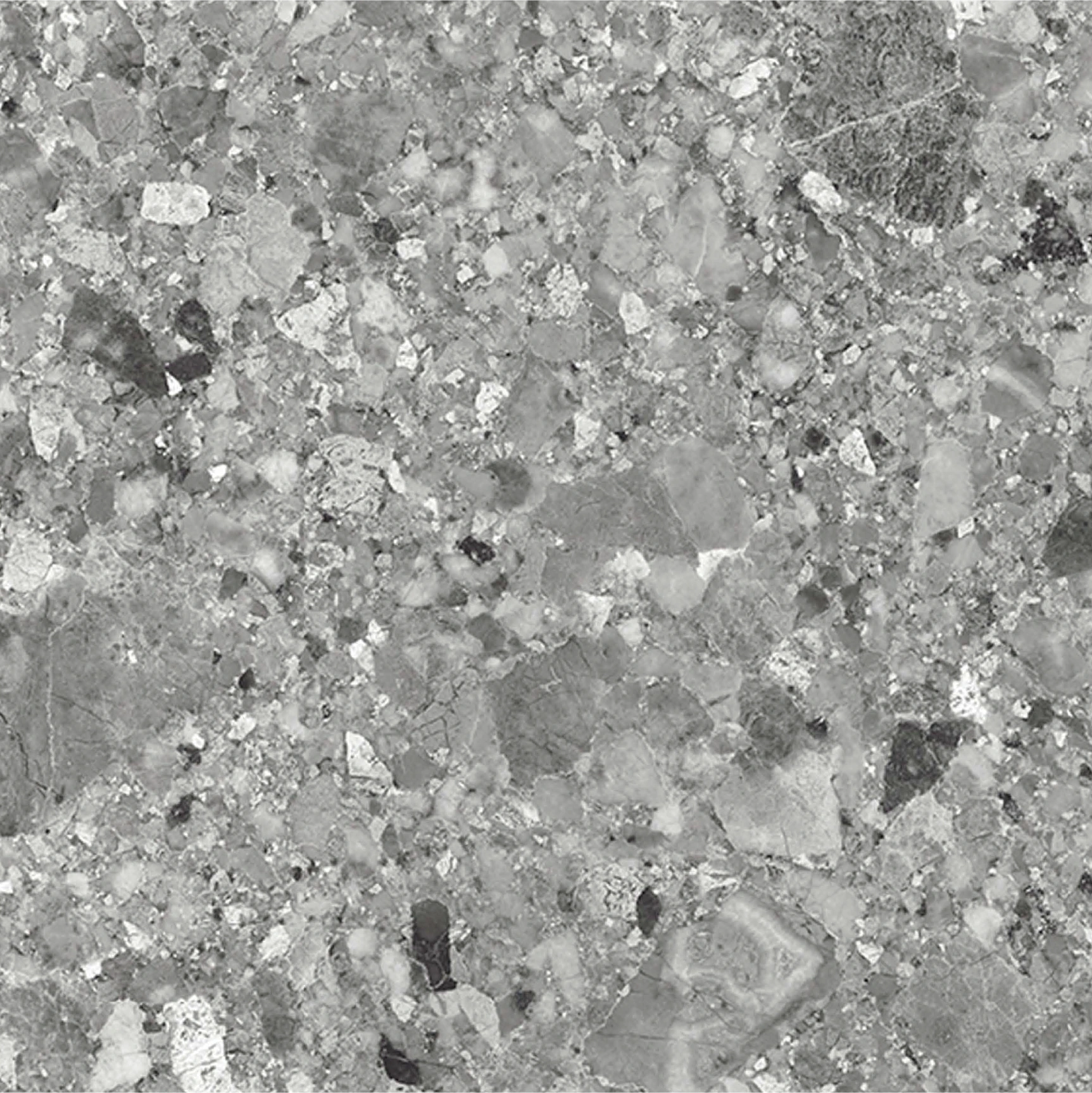 Matētas flīzes (lappato) TERAZZO GRIS, 60x60 cm, DG
