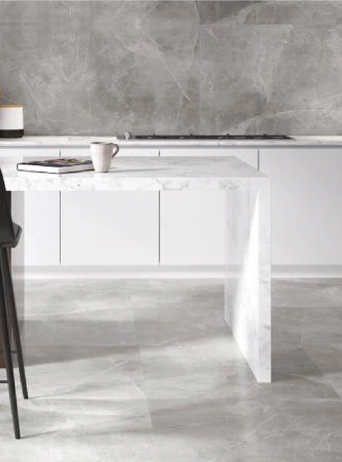 Glancētas flīzes TRENTO GREY, 60x120 cm, DE