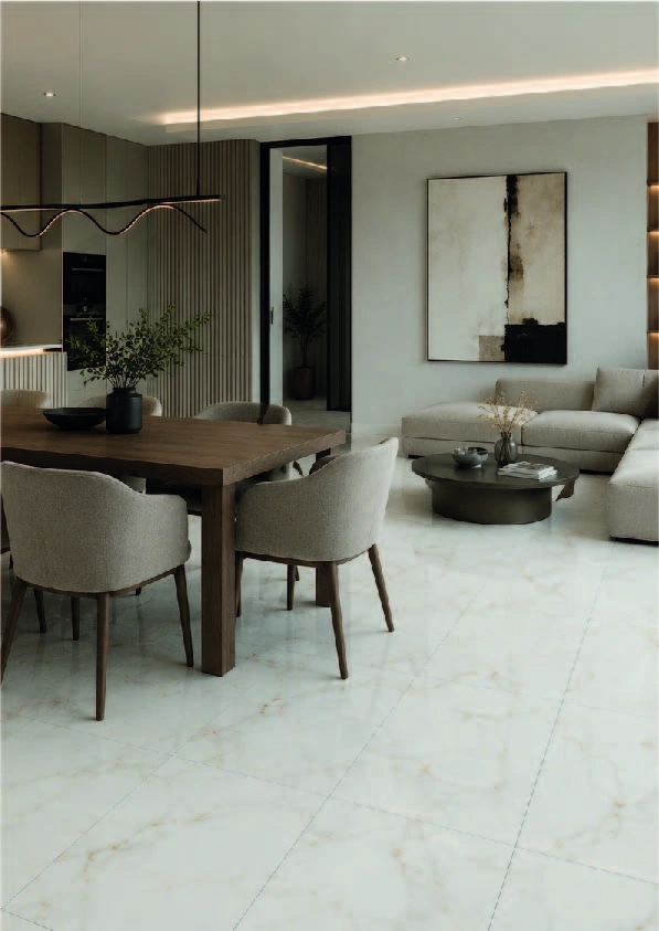 Glancēta flīzes ONYX SNOW 60x60cm, PR