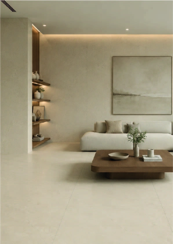 Matētas flīzes LIMESTONE CREMA, 60x60cm , PR