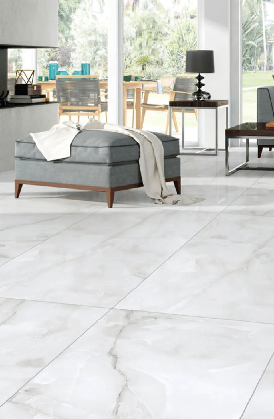 Matētas flīzes ONYX GREY, 60x120cm, DE